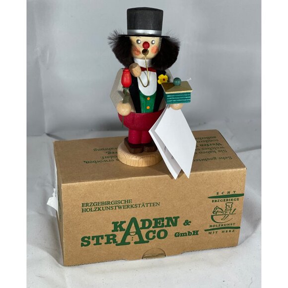 Kaden & Straco VINTAGE GmbH NIB German Wood GIGOLO Incense Smoker, 6" Tall - Picture 1 of 6